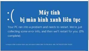 sửa máy tính bi màn hình xanh ở tân bình