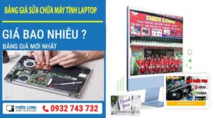 bảng giá sửa máy tính laptop