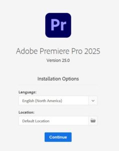 Hướng Dẫn Cài Premiere Pro 2025