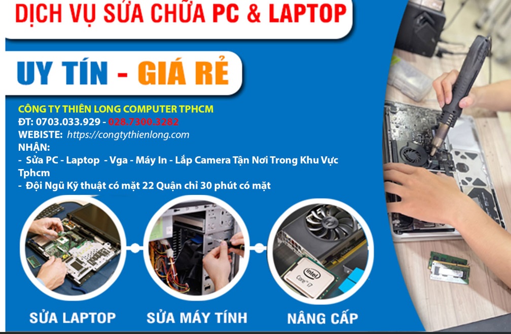 sửa laptop đường lê đình thụ