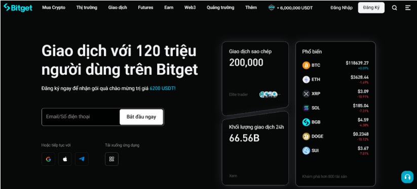 Bitget – Lựa chọn hàng đầu cho người mới 