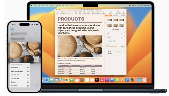 Hệ sinh thái Apple mượt mà Hệ sinh thái Apple mượt mà